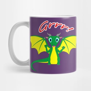 Cute Green Dragon Mug